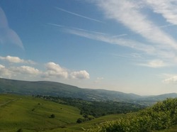Mid Wales landscape